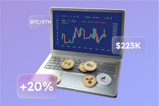 Représentation visuelle du système de trading automatique basé sur l'IA de Prudent Quotémance